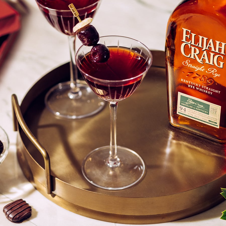 Chocolate & Cherry Rye Manhattan